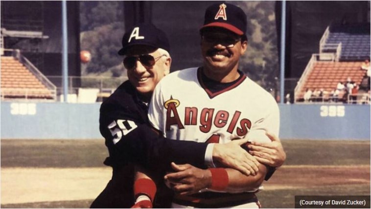 Reggie Jackson & Leslie Nielson.JPG